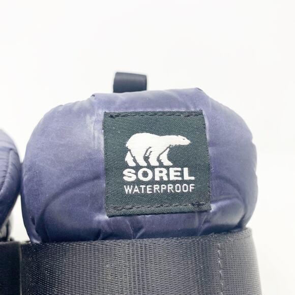 SOREL Out N About Puffy NL3401 Navy Blue Snow Boots Women’s Size 9.5 - Picture 7 of 7